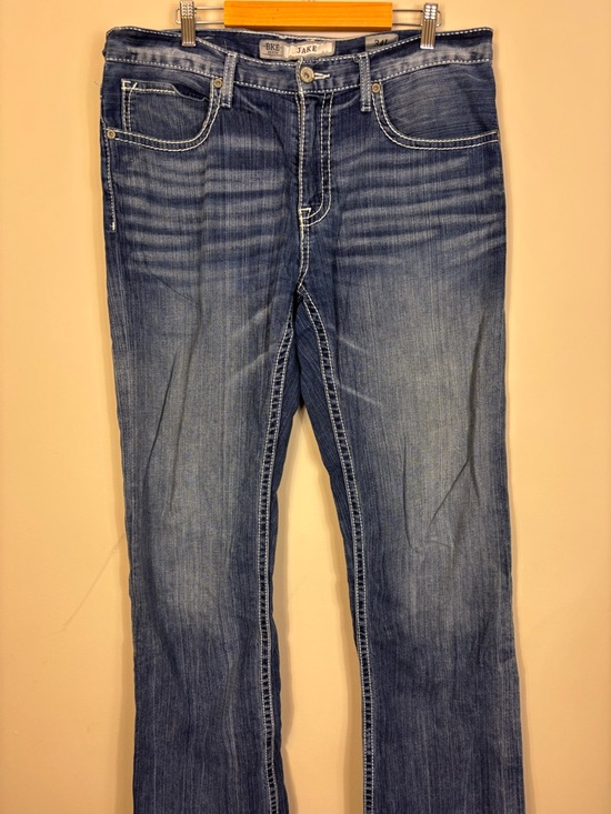 BKE Men’s Jake Bootcut Leg Jeans 34 Long - Picture 3 of 9